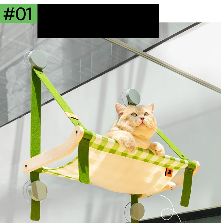 Cat Window Perch-Foldable Cat Hammock